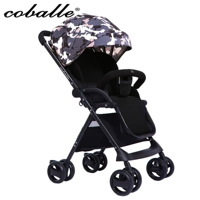 Мини-коляска для малышей, портативный складной светильник для коляски, костюм для детской коляски для лежа и сидения - Цвет: E