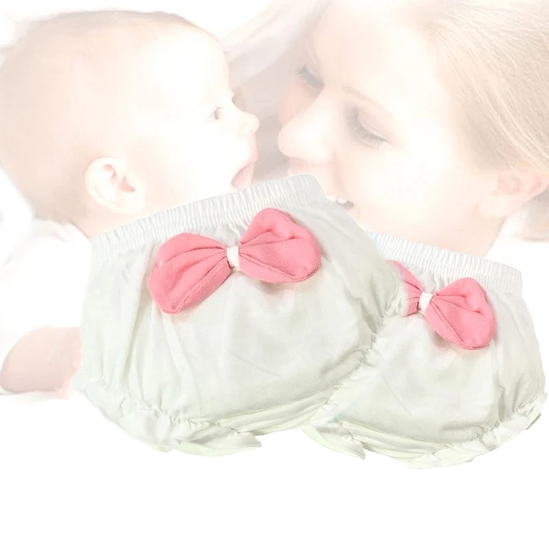 1PCS Kids Baby Cute Big Bow Cotton Underwear Panties Infant Shorts For Children Underpants Gifts 4 Colors