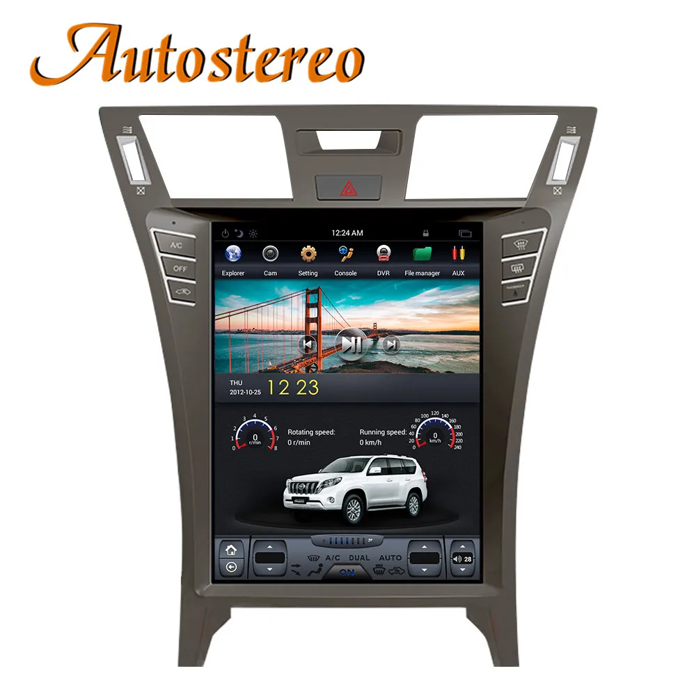 Perfect Tesla style 4G RAM Android 9 Car GPS Navigation No DVD Player For Lexus LS460L LS600h radio tape recorder head unit multimedia 3