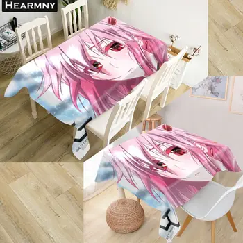 

Guilty Crown 3D Tablecloth Customize Oxford Cloth Dust-proof Rectangular Table Cover For Party Home Decor 100X140cm175x175cm