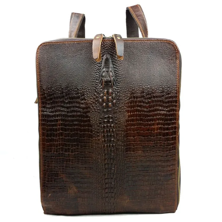 Fashion Unisex Genuine Leather Women Backpack Cow Leather Backpack Female Packs School Backpacks Women Travel Bags