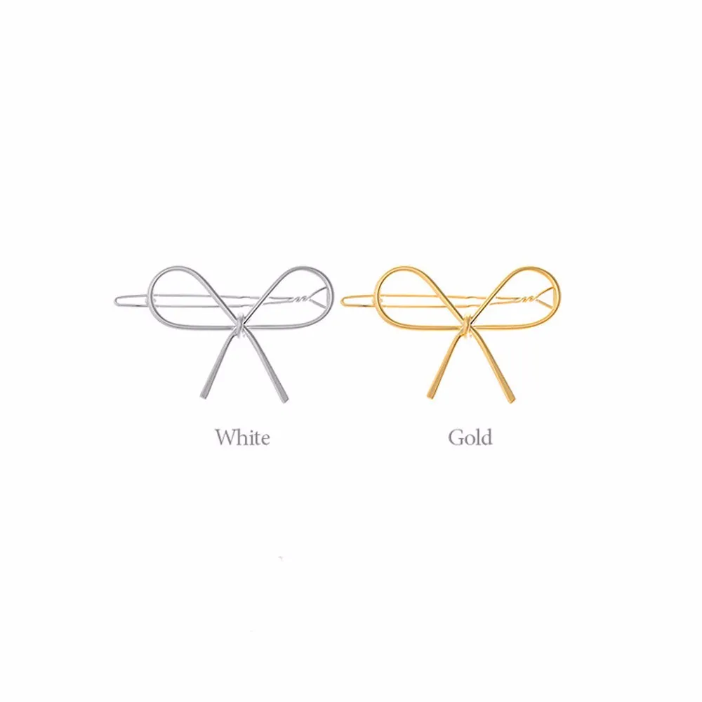 

1PC Geometric Openwork Butterfly Hairpin Silver Women Vintage Hair Clips Headdress Gold Hair Pin Girls Hair Accessories