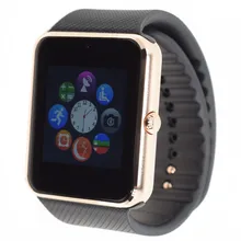 Smart watch gt08 bluetooth-konnektivität für iphone android telefon intelligente elektronik mit sim-karte smartwatch telefon nachrichten drücken