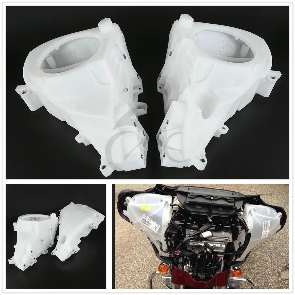 Внутренняя обтекательная Крышка для мотоцикла белая L & R Harley Touring Street Electra Glide