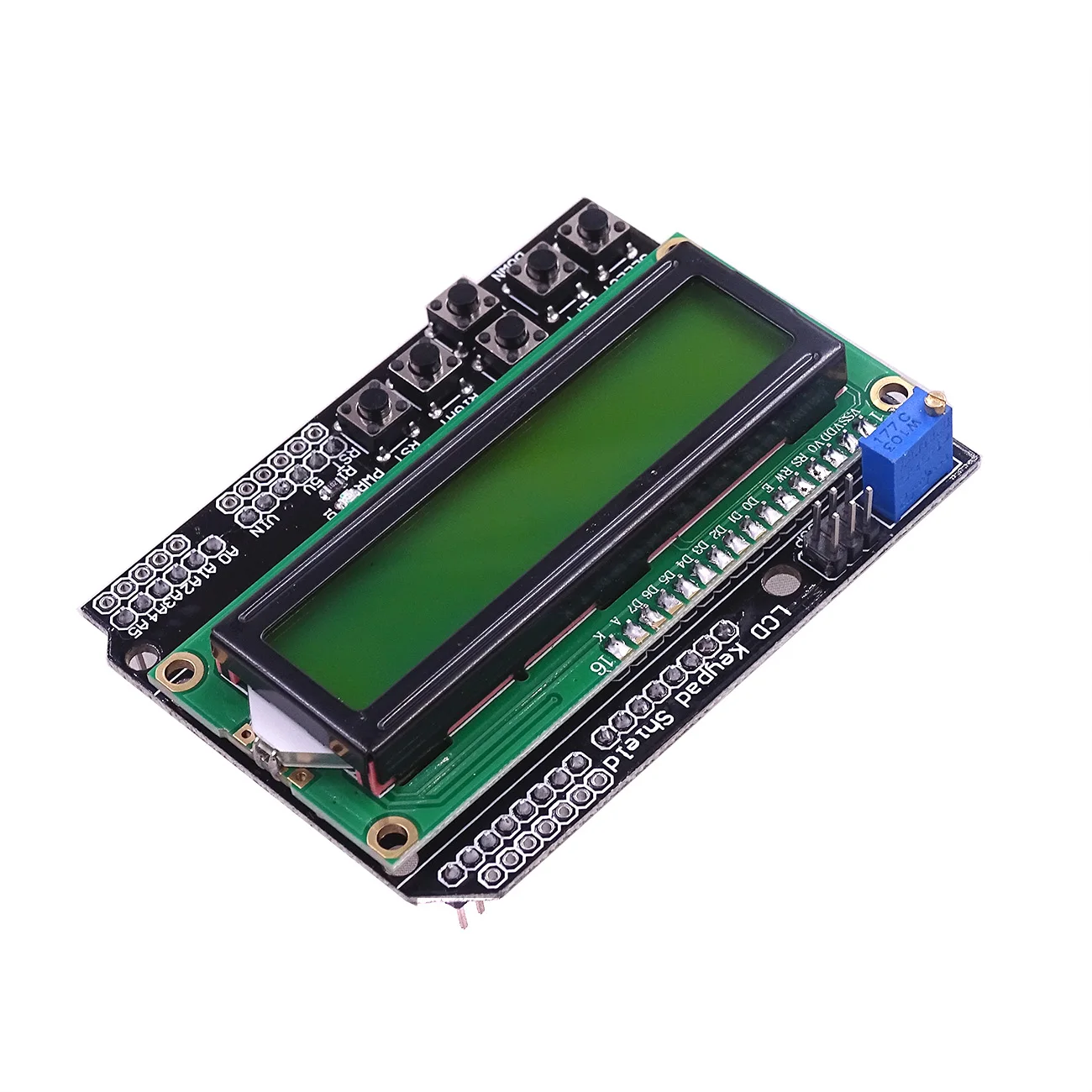 1 шт. щит для клавиатуры ATMEGA328 ATMEGA2560 LCD 1602 ЖК дисплей Raspberry Pi Arduin UNO R3 синяя/желтая