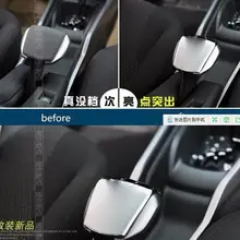 Для peugeot 2008 ручка переключения ручного тормоза крышка ручного тормоза блестки крышка аксессуары автомобильный Стайлинг