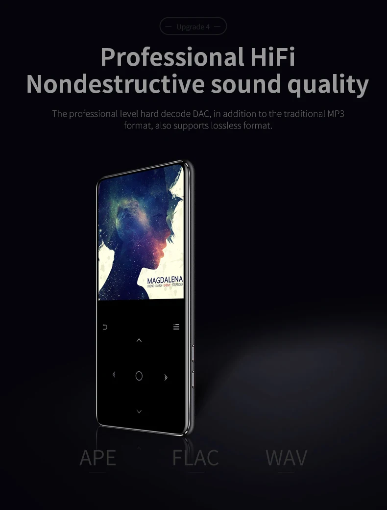 MP3 плеер bluetooth с динамиком музыкальный плеер mp3 bluetooth аудио мини flac mp 3 hifi плеер Электронная книга walkman наушники радио fm