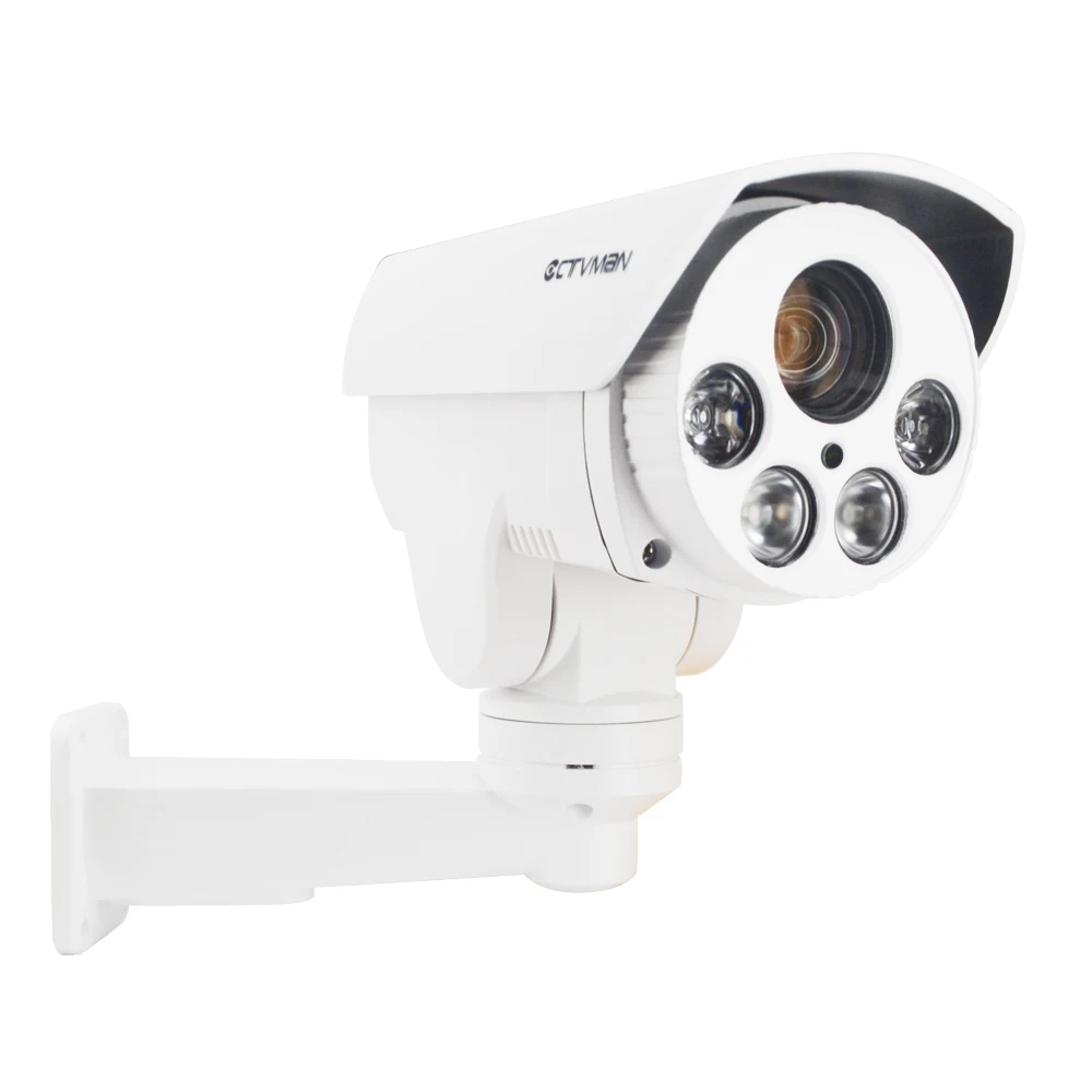 CCTVMAN IP PTZ Camera HD 960P 1.3mp 4X Zoom Lens LED Array Night Vision