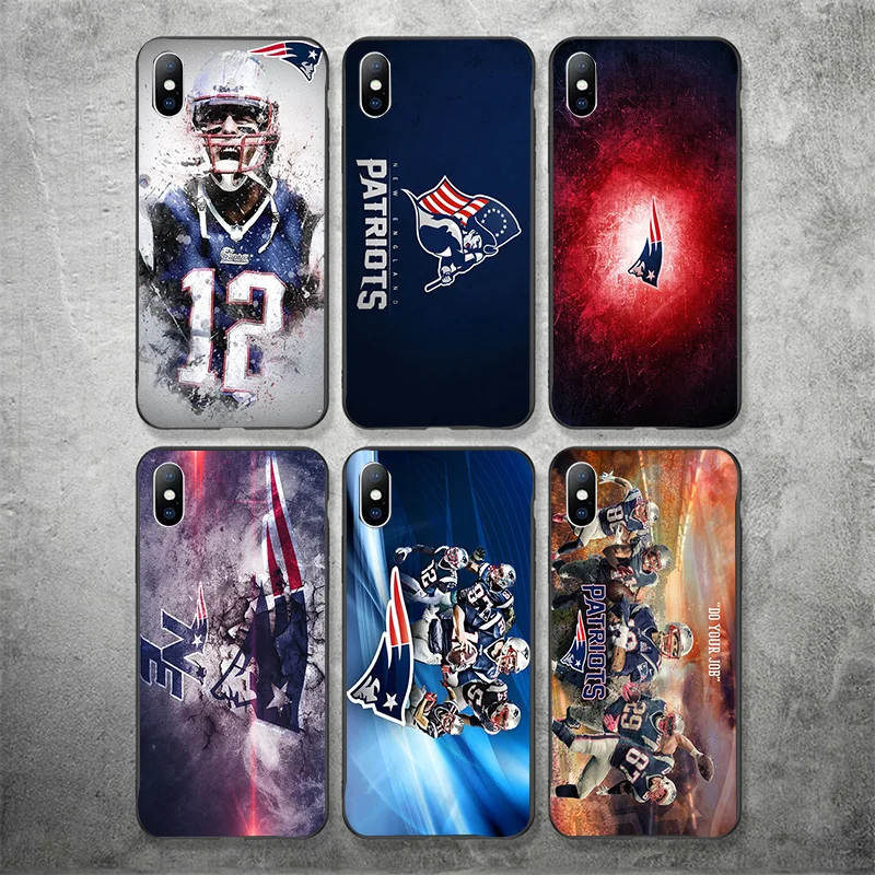 

Yinuoda New England Patriots Phone Case NFL Tom Brady For iPhone DIY Picture Soft TPU Cover X XR XS MAX 7 8 7plus 6 6S 5S SE5 XR