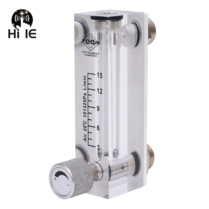 

1pc 3-15L 3-30L 5-25L 10-60L 10-100L/MIN Plexiglass Air Argon Oxygen NitrogenFlow Meter Gas Argon AR/CO2 Flowmeter