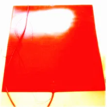 600*600*1,5 мм Тепловая панель для 3D-принтера 110 В 1300 Вт силиконовый резиновый нагреватель клей 1 сторона 100 k Термистор 1000 мм свинцовый провод 1 сторона