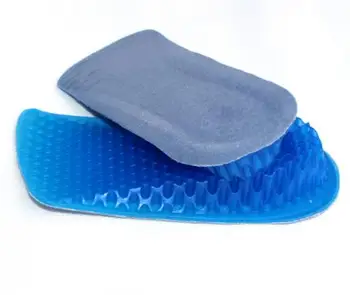 

100pairs/lot Soft Invisiable Height Increase Insole Silicone Cellular Half Insole Insert Shock-Absorbant Insole foot care