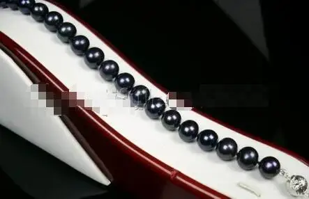 

Wholesale price 16new ^^^^^^^7.5'' natural fine 9-10mm black pearl bracelet jewelry