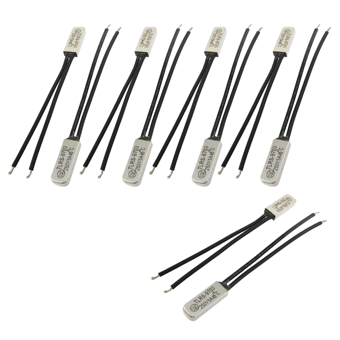 MYLB 10 Pcs Bimetal Temperature Control Switch Thermostat 45C N.O