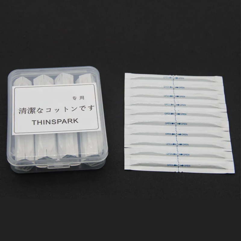 New 40pcs/Box Wet Clean Tool Double Head Cleaning Cotton Swabs For IQOS Cleaning Stick