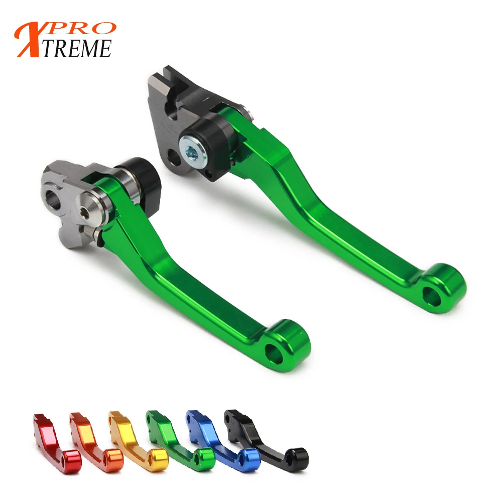 

Motorcycle CNC Billet Pivot Foldable Brake Clutch Levers For KAWASAKI KX125 KX250 KX 125 250 KXF 450 KX250F KX450F 450F 250F