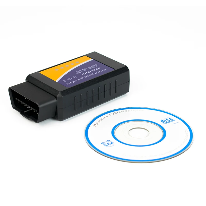 Лучшее качество ELM327 wifi сканер Авто OBD2 диагностический инструмент ELM 327 wifi OBDII сканер V 2,1 беспроводной для обоих Android/IOS