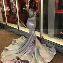 Блестящее длинное серебряное платье для выпускного вечера с кристаллами в стиле русалки, сексуальное прозрачное черное длинное платье для выпускного вечера для девочек, вечернее платье в африканском стиле, большие размеры