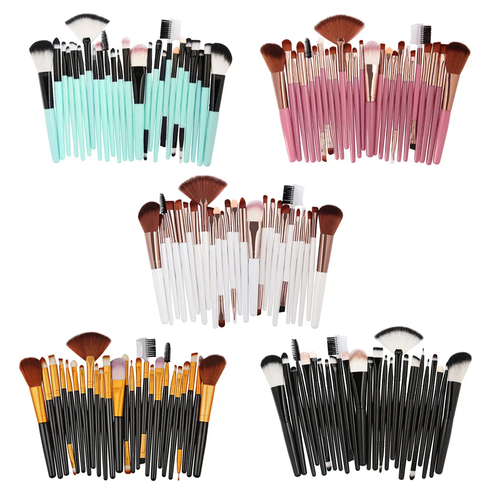 

MAANGE Pro 25pcs Makeup Brushes Set Beauty Foundation Power Blush Eye Shadow Eyebrow Lip Face Make Up Cosmetic Brush Kit Tools