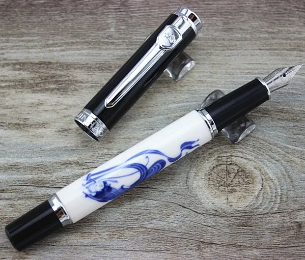 Высокое качество подарочный набор ручка Jinhao 8802 Высокое качество 0,5 мм чернильная ручка NIB офисная ручка, ручка для luxurymetal перьевая ручка