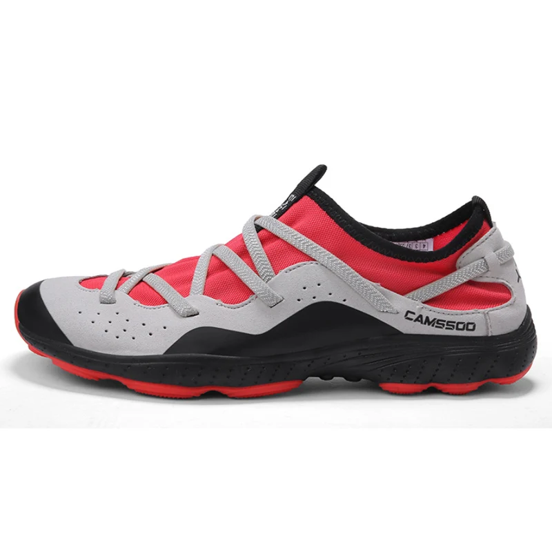 حذاء للسير مسافات طويلة أكوا أحذية رياضية الرجال في الهواء الطلق الإرتحال التخييم أحذية النساء الخوض المنبع تنفس شبكة أحذية ماء