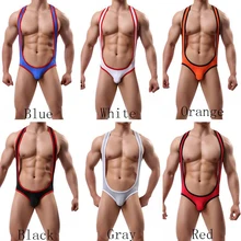 Для Мужчин's Ice Silk(искусственное волокно из джерсовой ткани детский комбинезон боди купальник мужской мягкое нижнее белье сексуальные трусики мужские Shapewears