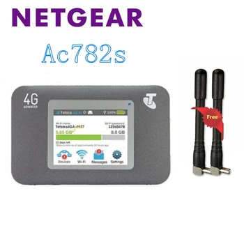 

UNLOCKED 4G Router Netgear Aircard 782S (AC782S) 4G Mobile Hotspot plus 2pcs antenna