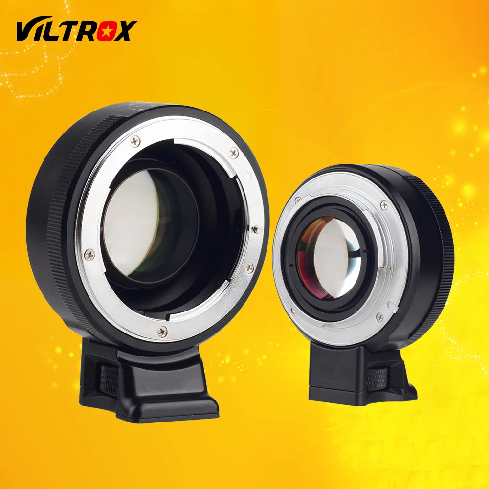 

Viltrox Focal Reducer Speed Booster Lens Adapter Turbo w/ Aperture Ring for Nikon F Lens to Sony A7 A7R A7SII A6300 A6000 NEX-7