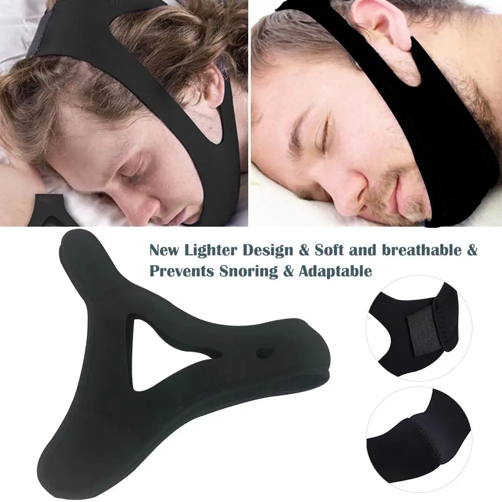 

Adjustable Triangle Anti Snoring Strap the Lower Jaw Protection Belt Avoid Open Mouth Breathing Anti Snore Chin Strap