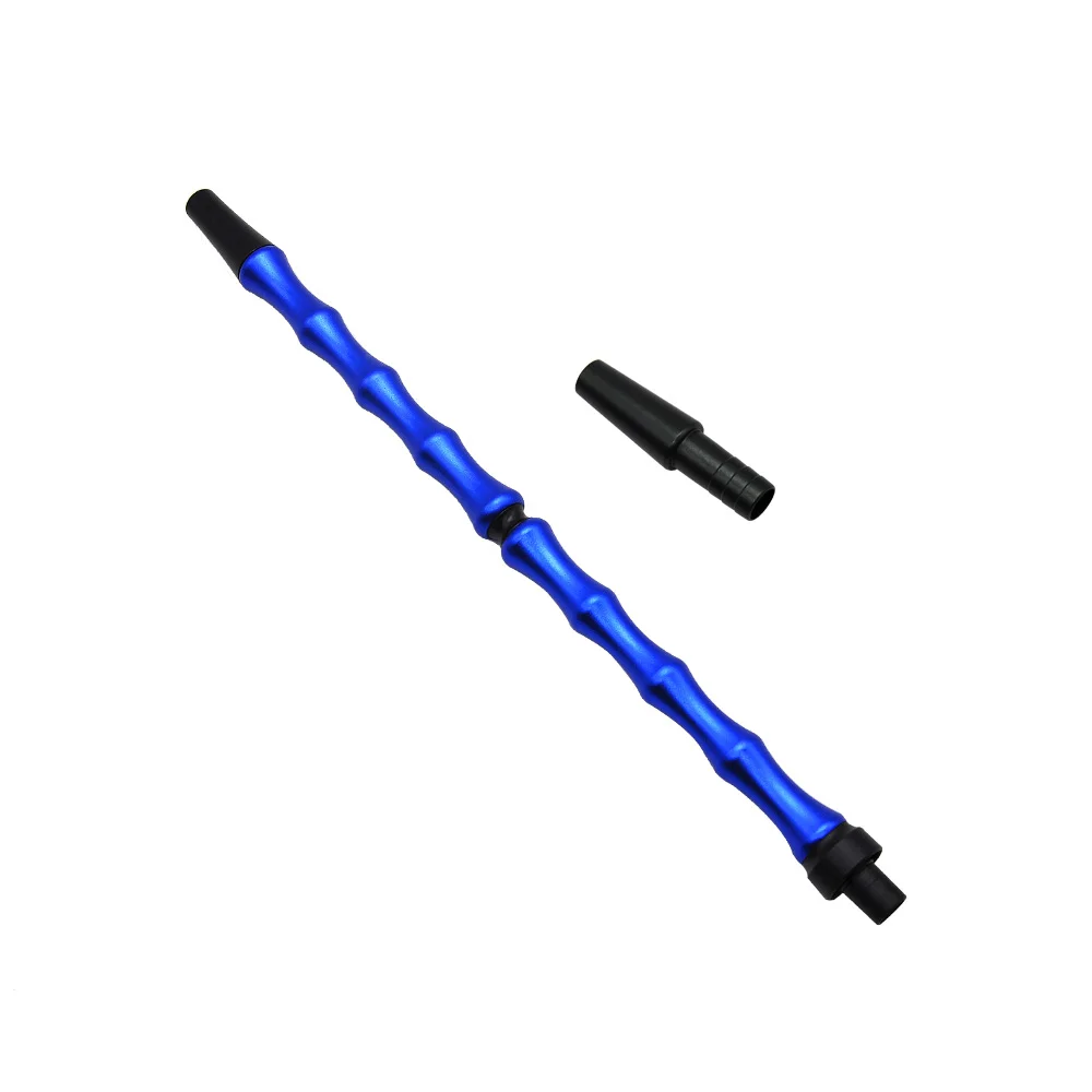 HORNET 352 мм кальян наргила алюминиевый стержень мундштук наконечники шланга ручка "подходит для внутреннего диаметра 10 мм кальяна силиконовый шланг" - Цвет: Blue