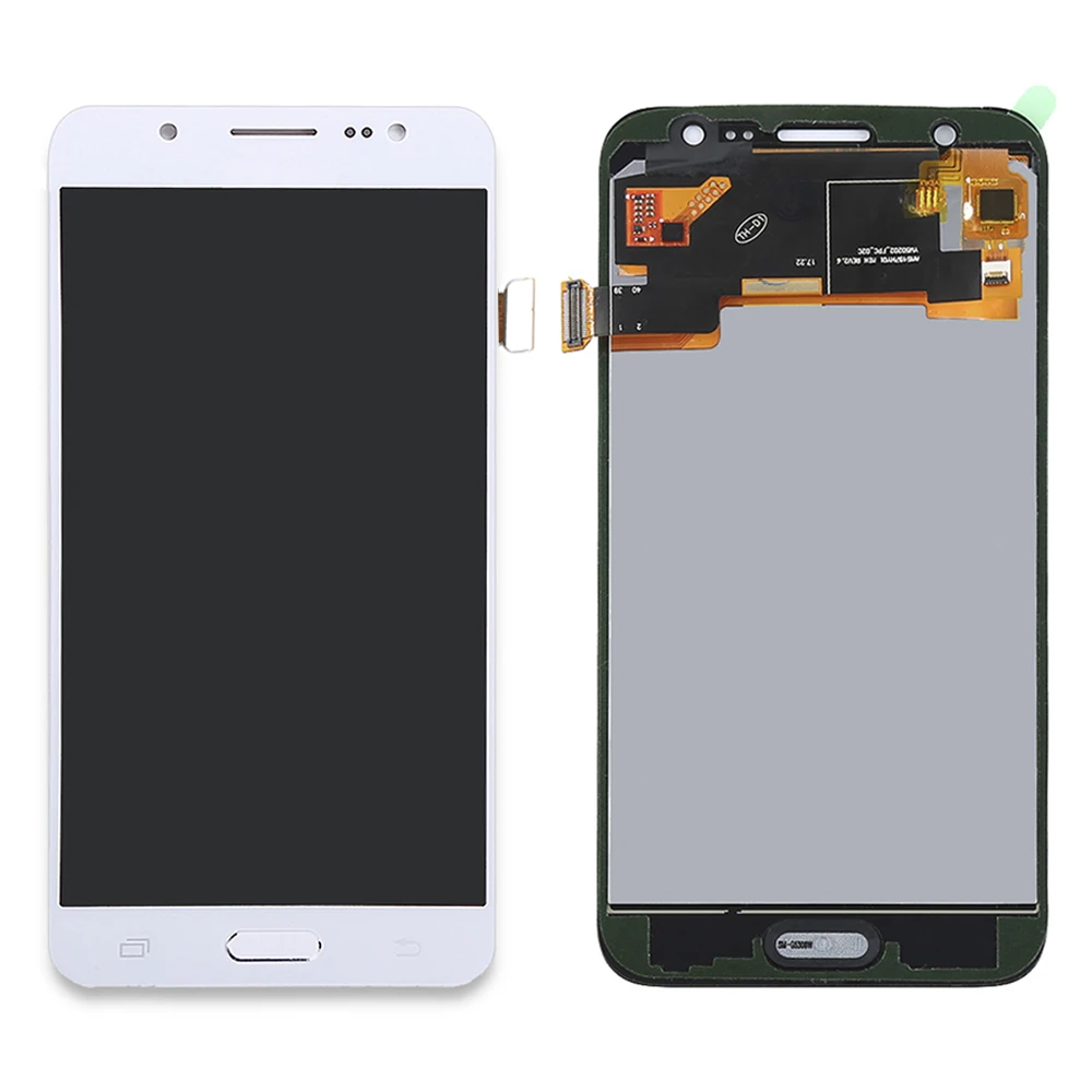 " J500F ЖК-дисплей для Samsung Galaxy J5 ЖК-дисплей J500 J500F J500FN J500H J500M ЖК-дисплей Дисплей планшета Сенсорный экран сборки часть рамки - Цвет: White Without Frame