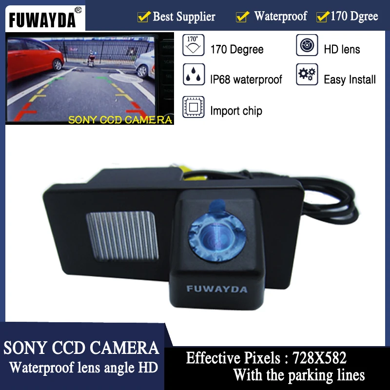 FUWAYDA для SONY CCD чип Датчик заднего вида парковочная камера Ssangyong Rexton / Ssang yong