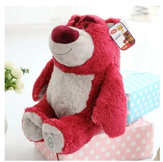 New Hot Original Toy Story Lotso Strawberry Bear Cute Soft Stuffed Animals Plush Toy Doll Best Gift for Girls Kids Birthday Gift