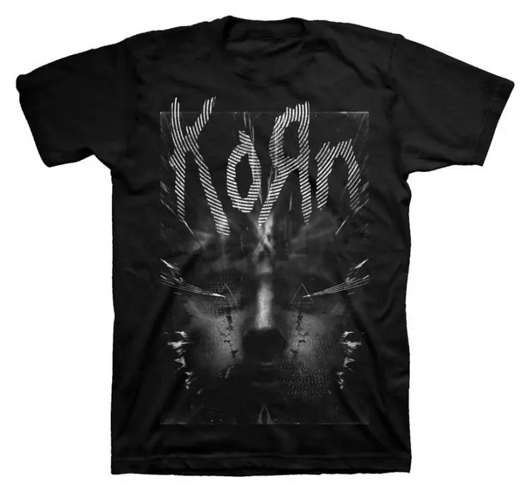 KORN третий глаз Футболка фирменная Новинка официальный poleras xxl hombre | Мужская одежда