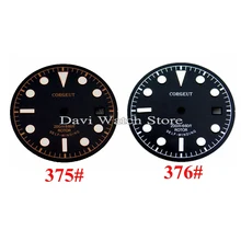 Corgeut 30,5 мм черный циферблат fit Miyota 8205/8215, Mingzhu DG2813 мужские часы