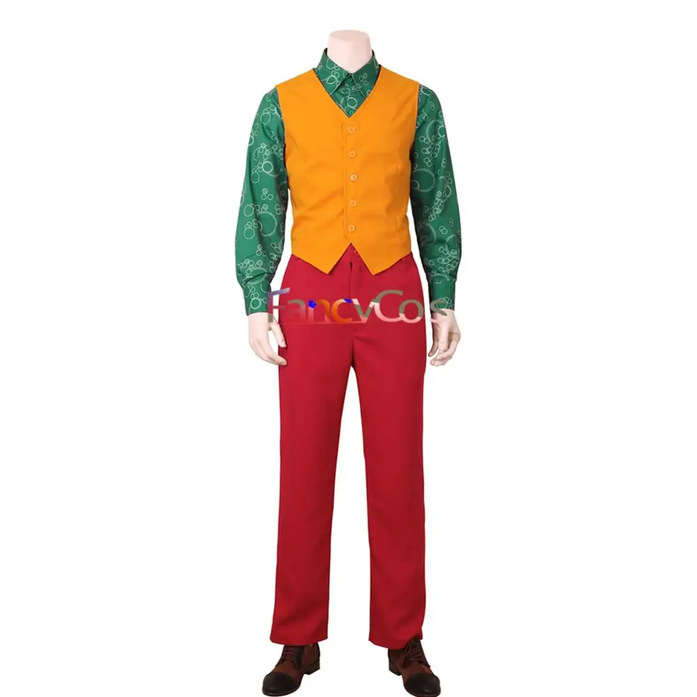 Костюм Джокера для косплея из фильма красный костюм для косплея костюм на Хэллоуин для взрослых роскошный костюм высокого качества на заказ Аниме фильм