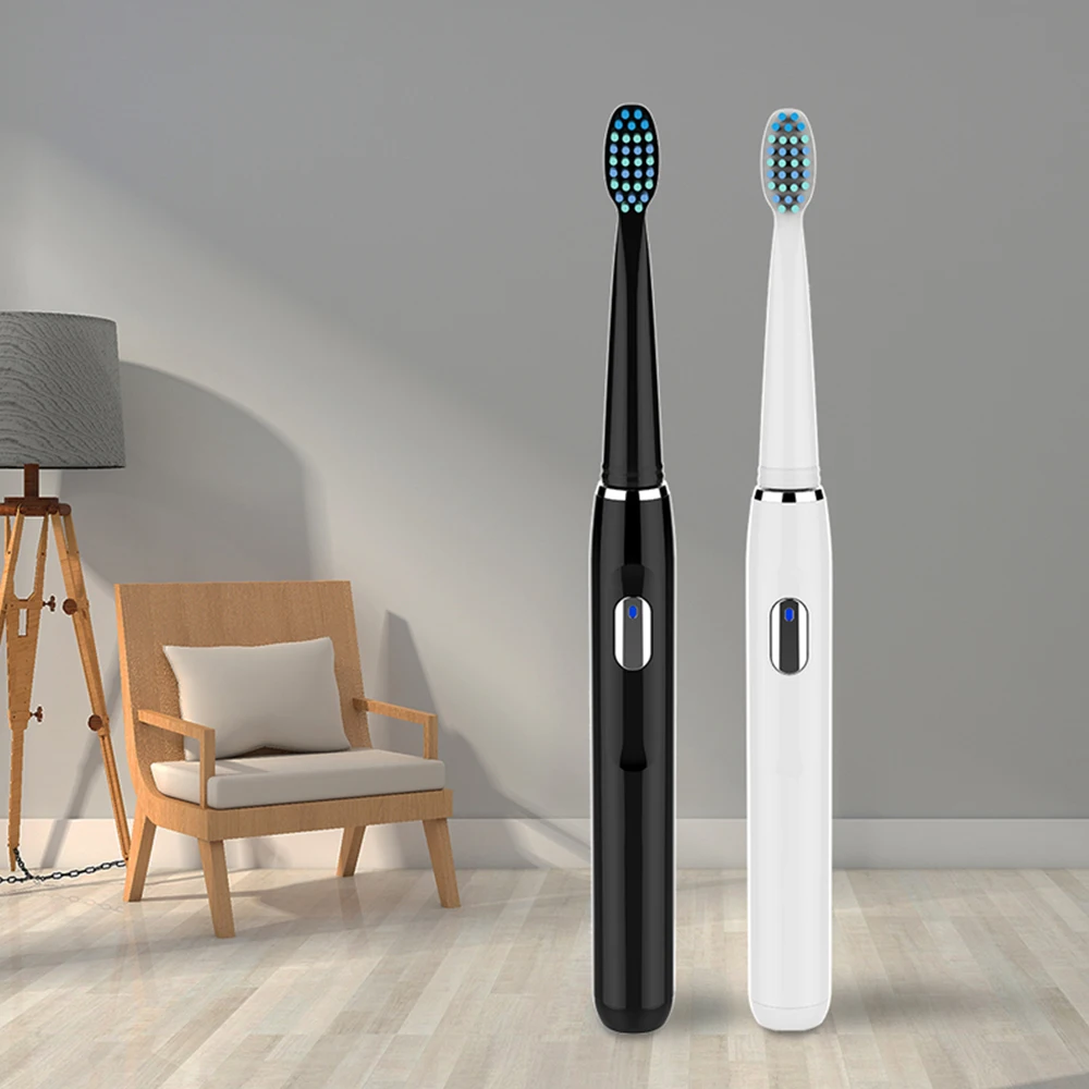 Sonic Electric Toothbrush Rechargeable USB 5 Modes Timer Brush Teeth