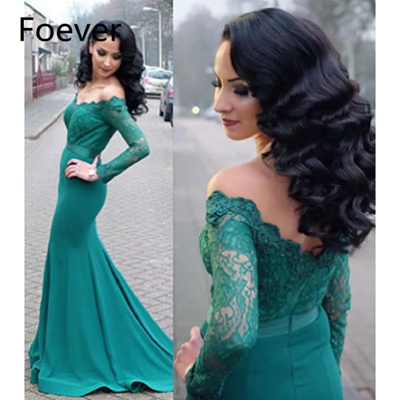 Abendkleider-Lang-Teal-Green-Mermaid-Evening-Dresses-Long-Sleeve-2019-Applique-Lace-Prom-Dress-Formal-Women