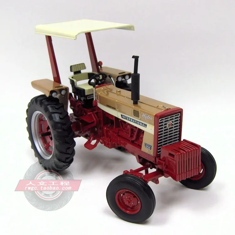 Case ih 656 трактор Case IWC золотой модель автомобиля американского бренда ERTL 1:16