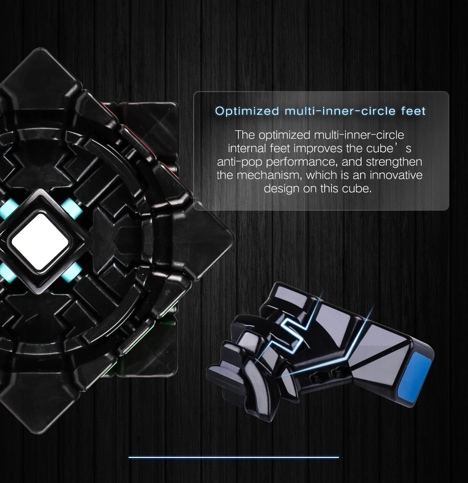 MOYU AoChuang GTS M 5x5 Магнитный черный Умный кубик без наклеек, Магический кубик, скоростная головоломка, кубики, развивающие игрушки для детей