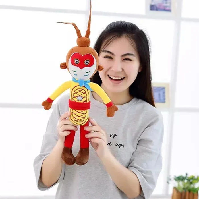 Free Shipping 50cm Stuffed Dolls Chinese Monkey King Sun Wukong Plush
