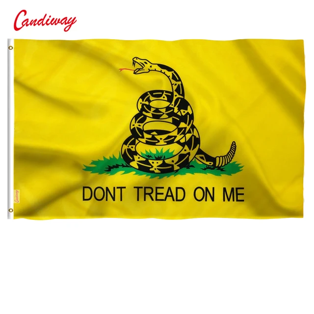 3x5feet gadsden dont tread on me culpepper rattlesnake tea party