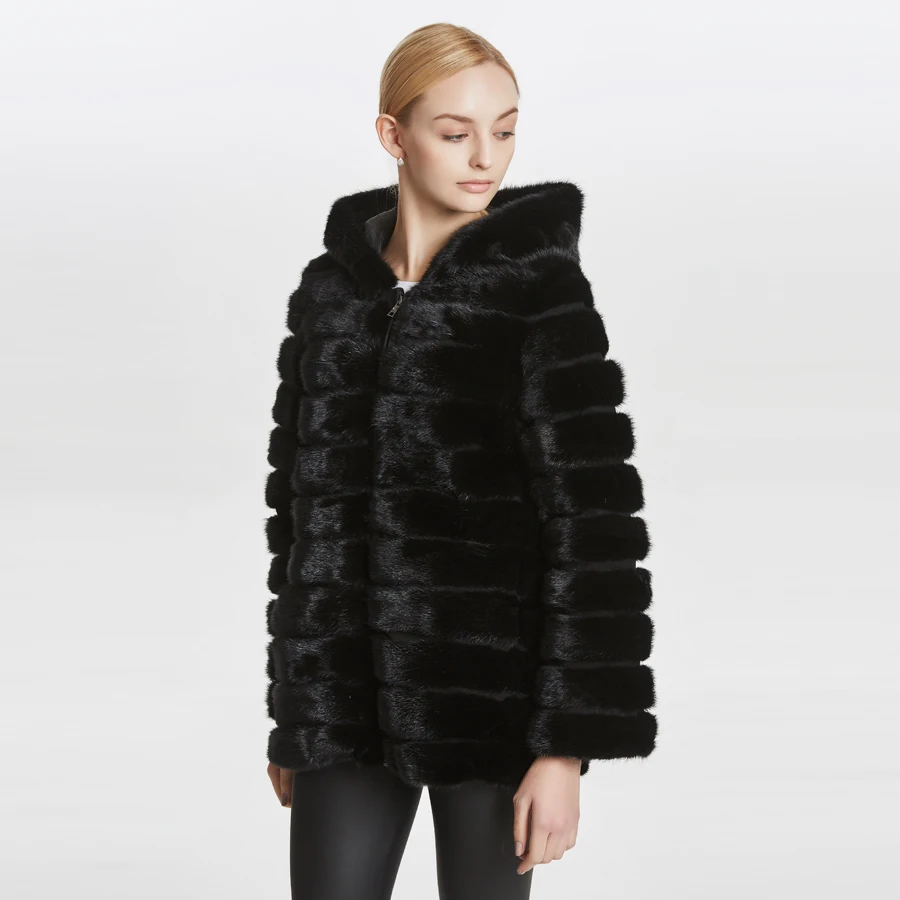 real mink fur coat without hood ,slim and warm,full sleeve new style.