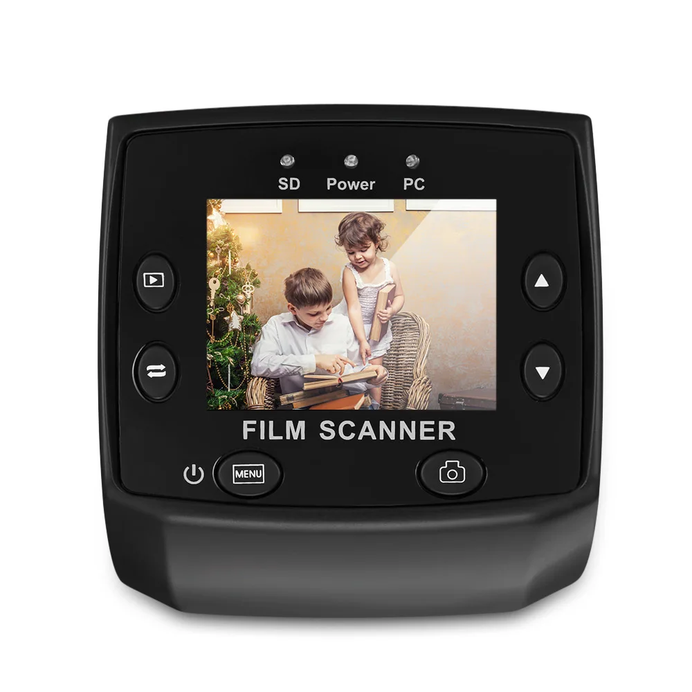 EC717 5MP 35 мм отрицательный сканер фильм с горкой ЖК дисплей просмотра USB 2 0 цифровой