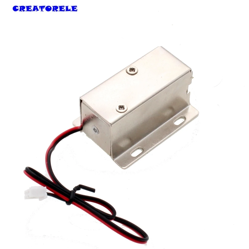 DC 12V 8W открытая рамка тип соленоида для электрического дверного замка Галлий