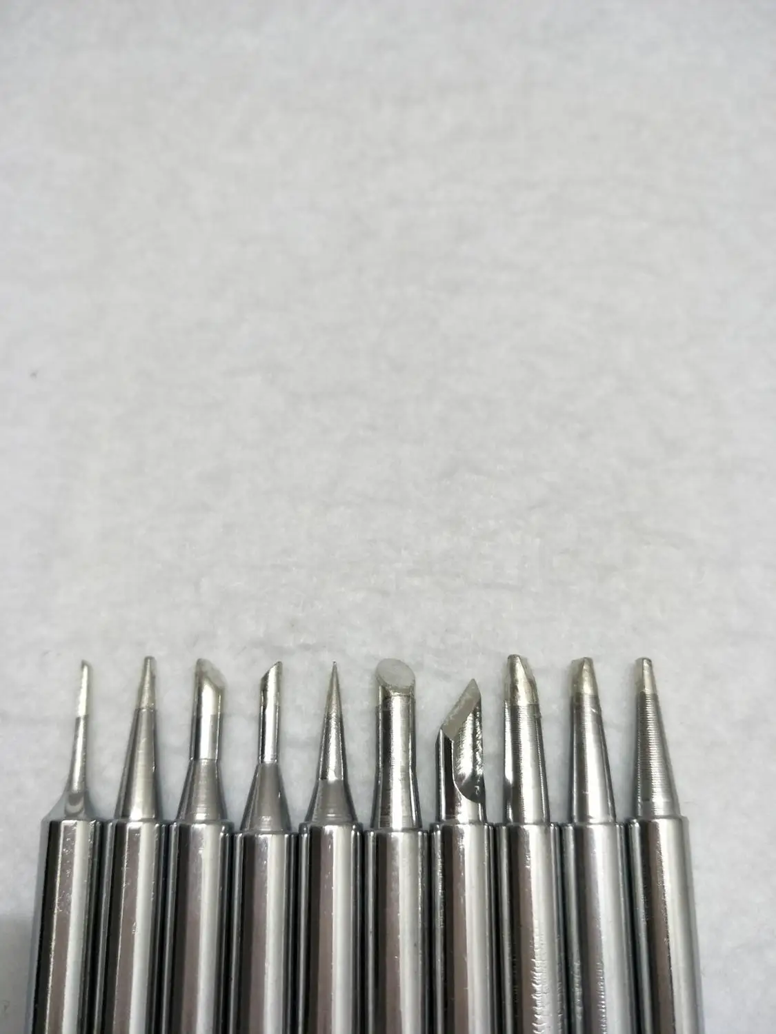 10 X бессвинцовый паяльник наконечник 900M T для hakko 933.376.907.913.951 898D 852D + atten quick Lukey
