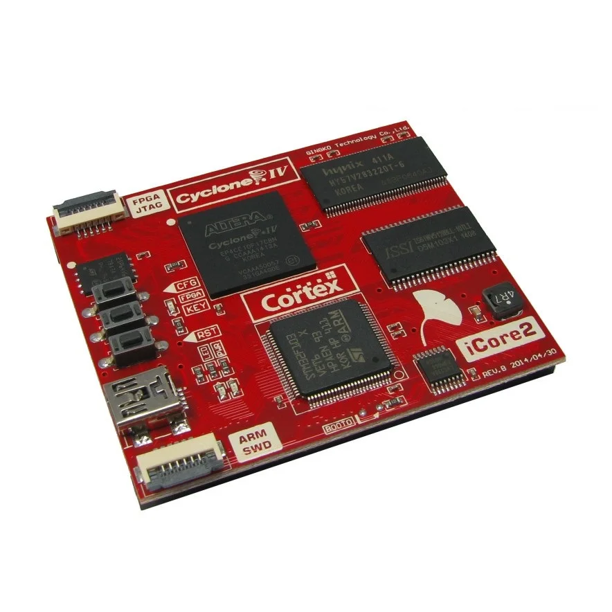 ICore2 ARM FPGA двухъядерный макетная плата STM32 макетная плата cyclone4 макетная плата - Цвет: Армейский зеленый