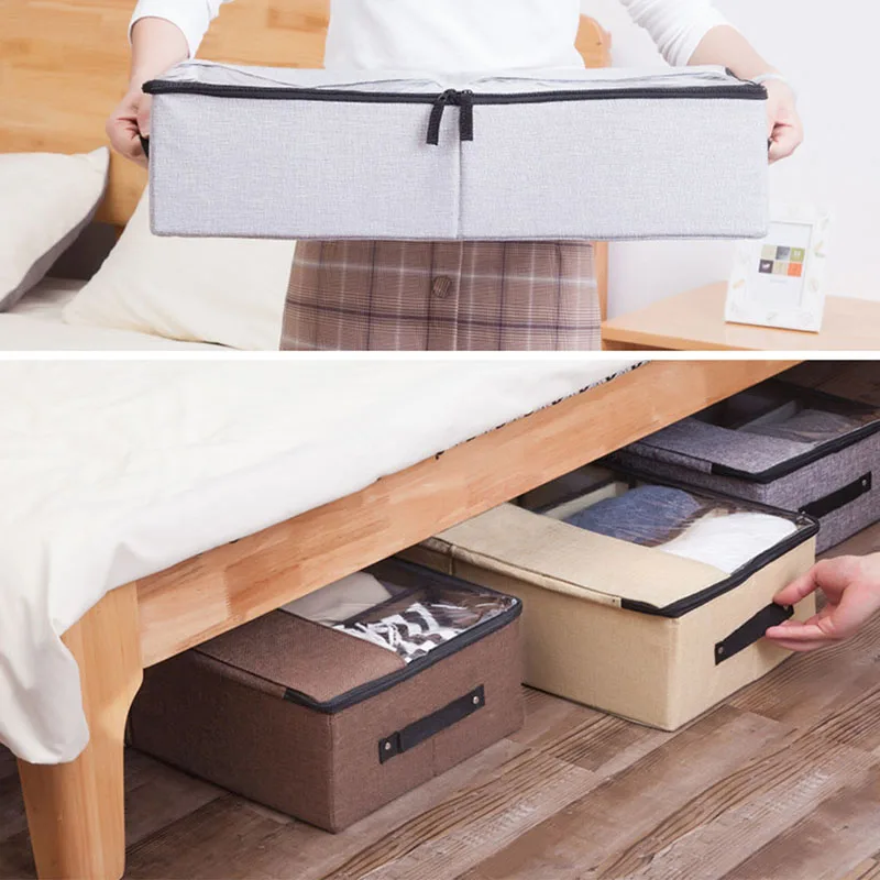 Multifunctional Drawer Organizers Cotton and Linen Storage Box for Clothing Underwear Portable Underwear Drawer Organizers Multifunctional Drawer Organizers Cotton and Linen Storage Box for Clothing Underwear Portable Underwear Drawer Organizers