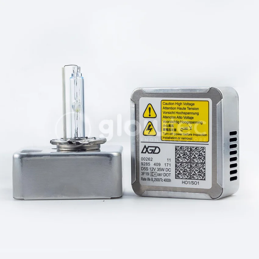 HID D5S bulb 5500K 35W 12V HID Bulb Headlight 3F19 Lamp Replacement GLOWTEC hid headlight bulbs