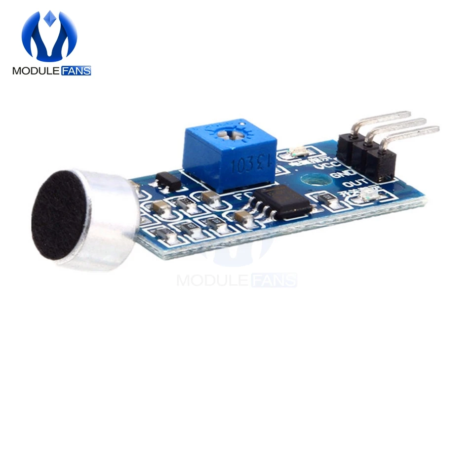Heevhas 3PCS Sensore Suono Con Microfono - Interruttore Controllo Vocale 3.3V-5V Per DIY - Foto 4